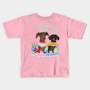 The Starbox Dachsunds Easter Edition Kids T-Shirt